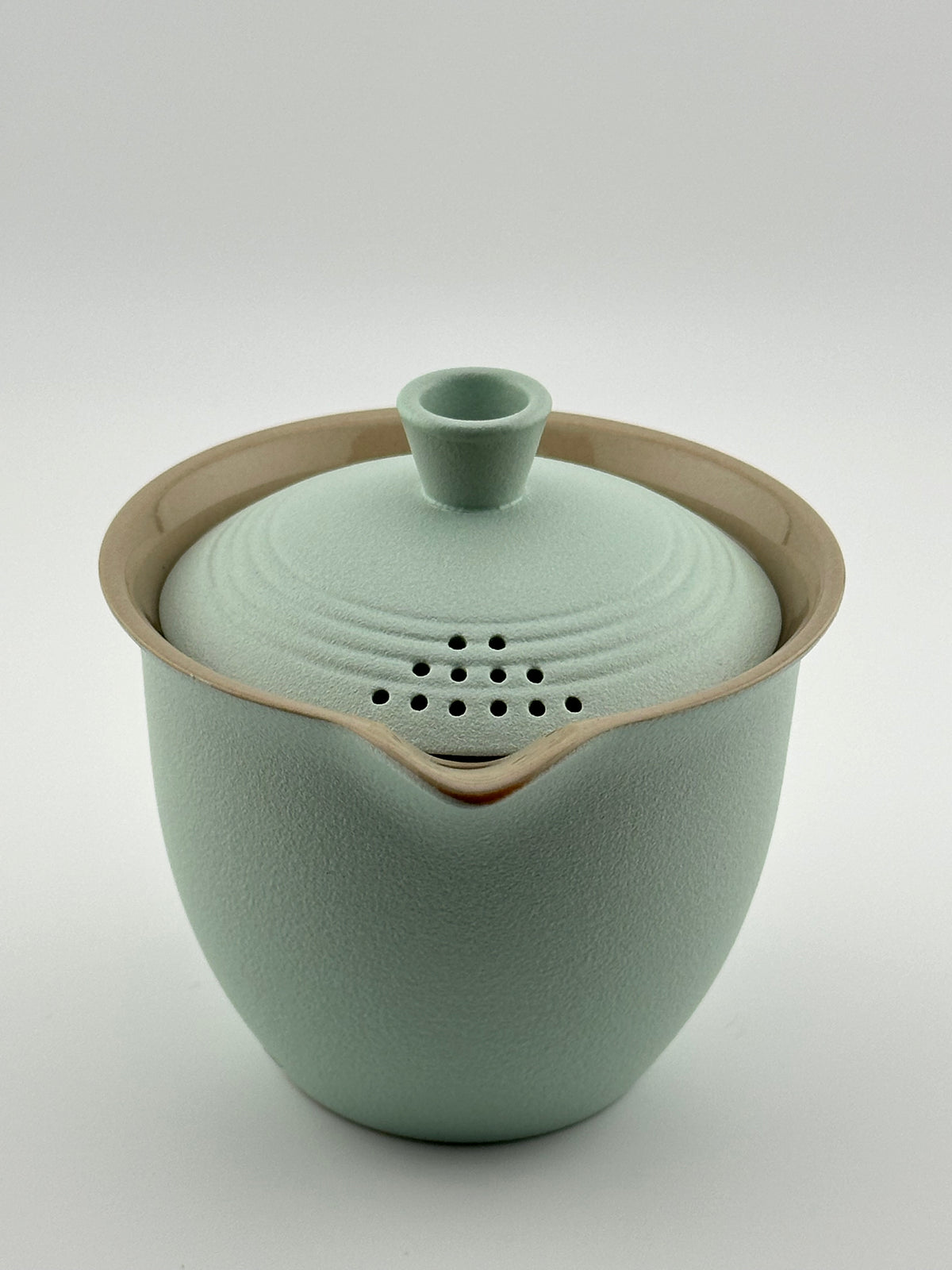 Portable Ceramic Tea Set, Kung Fu Tea Set, 1 Tea Pot with 3 Teacups and Bag