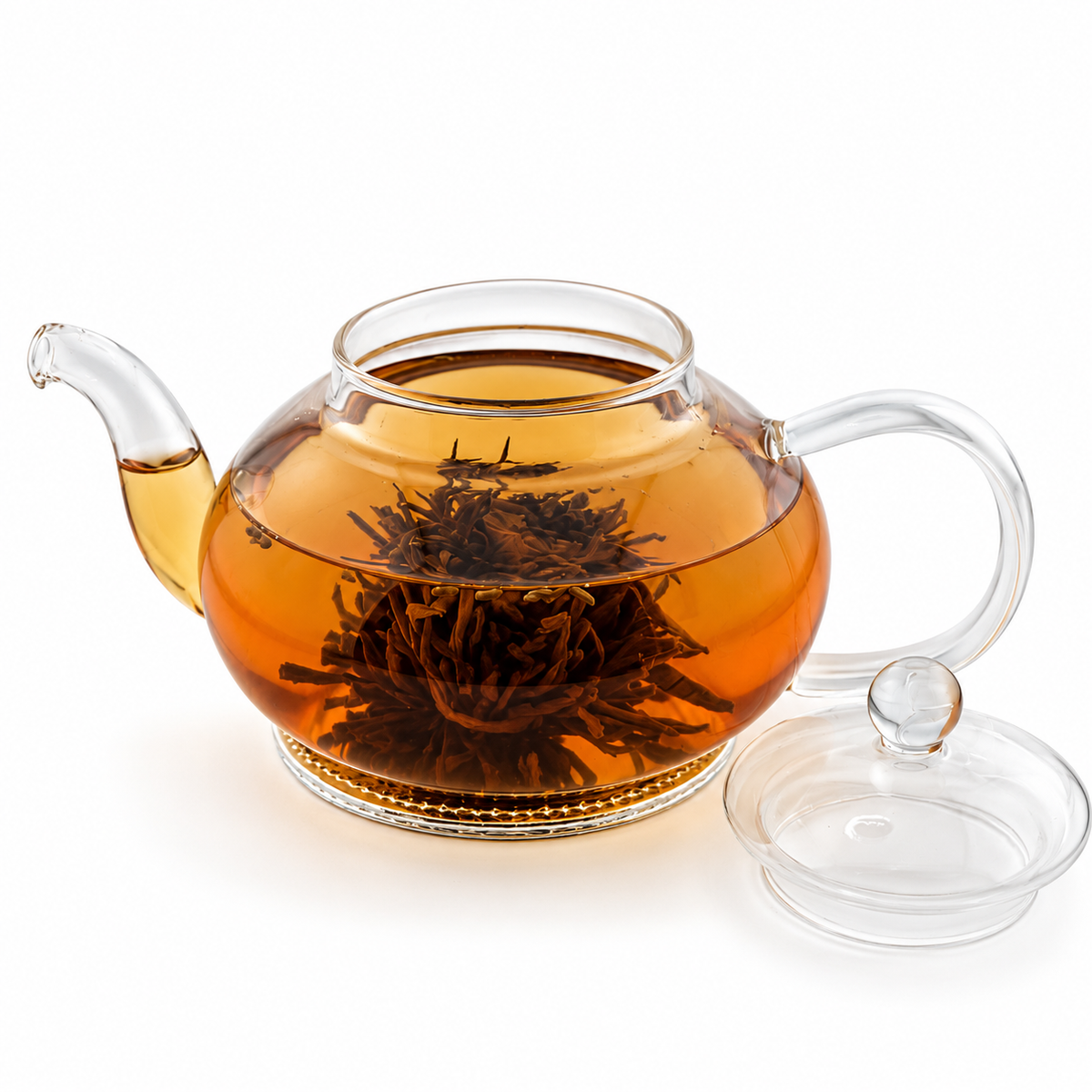 Camellia Rose Artisan Blooming Black Tea – 6 Hand-Tied Tea Balls