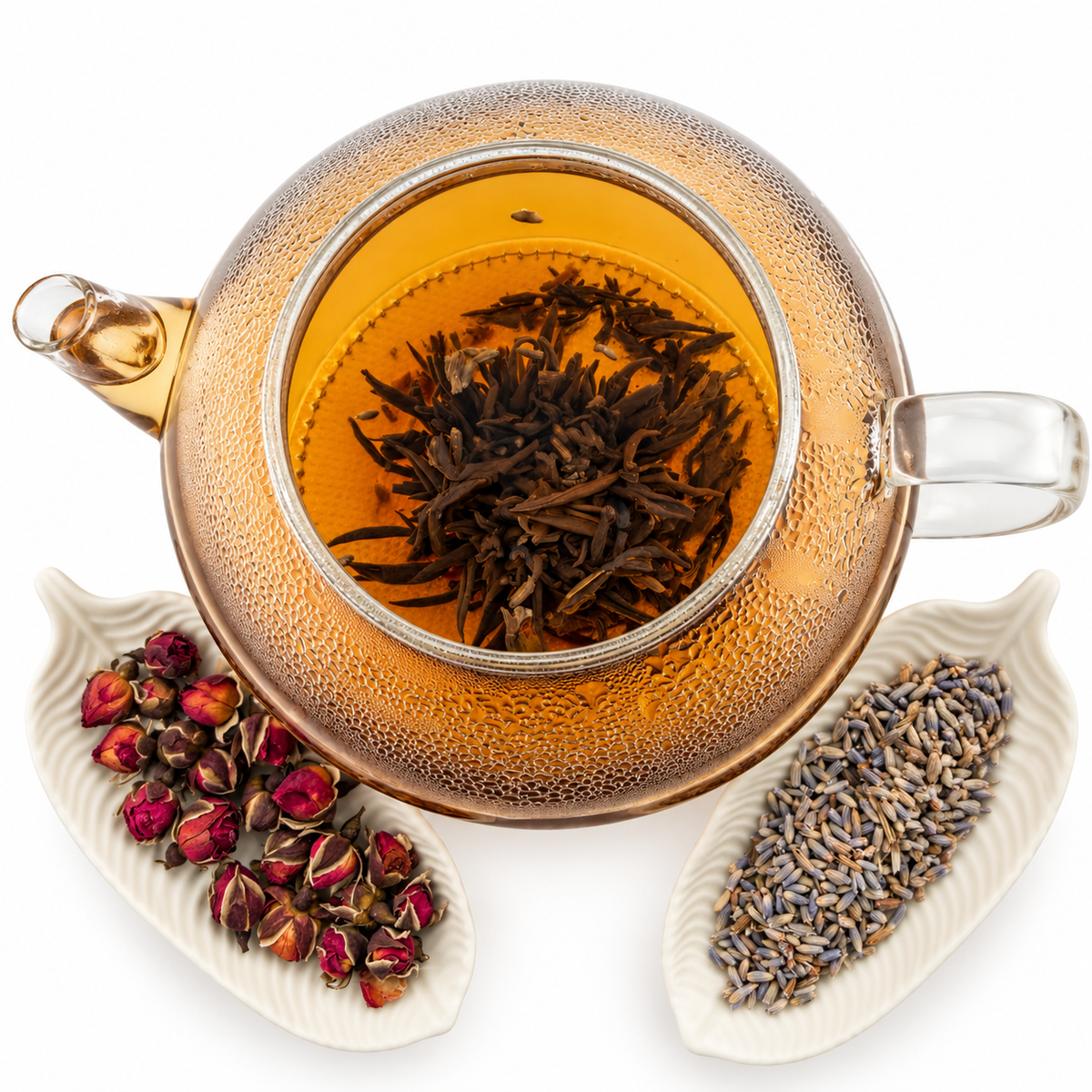Camellia Rose Artisan Blooming Black Tea – 6 Hand-Tied Tea Balls