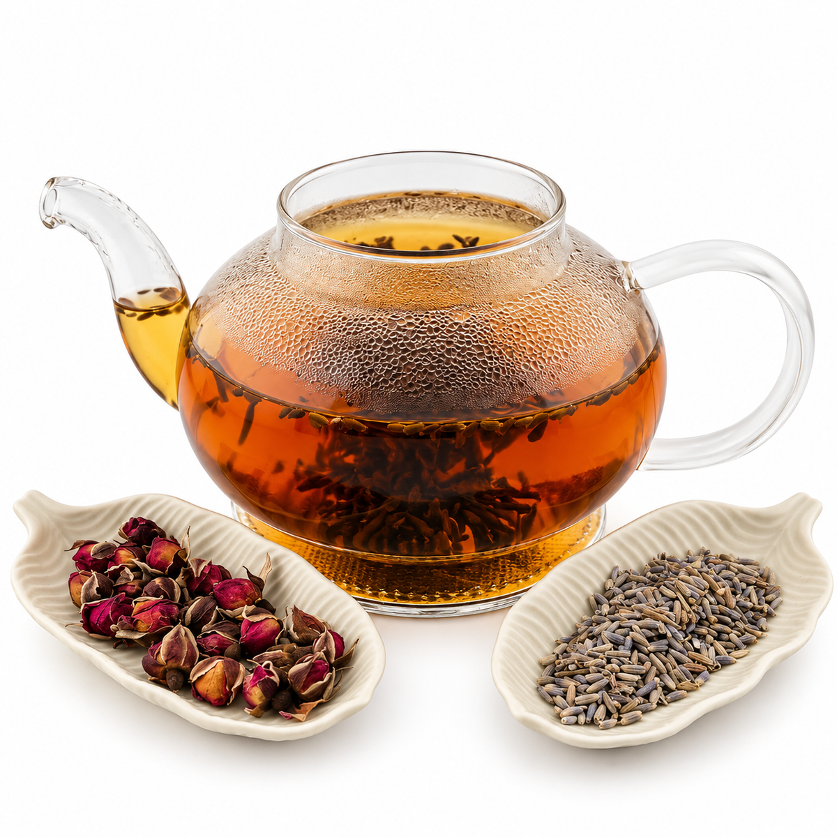 Camellia Rose Artisan Blooming Black Tea – 6 Hand-Tied Tea Balls