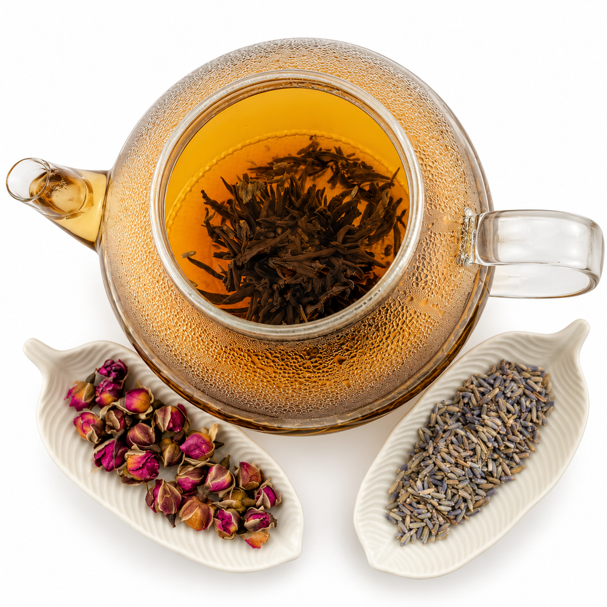 Camellia Rose Artisan Blooming Black Tea – 6 Hand-Tied Tea Balls