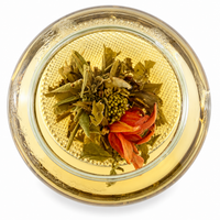 Ginseng Lily Artisan Blooming Green Tea – Hand-Tied Green Tea with Ginseng & Lily Flowers (6 Tea Balls)