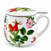 Könitz Cosy Mug Rose Hip with Infuser & Lid – 420 ml (14.2 fl oz)
