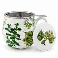 Könitz Cosy Mug Herbs with Infuser & Lid – 420 ml (14.2 fl oz)