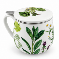 Könitz Cosy Mug Herbs with Infuser & Lid – 420 ml (14.2 fl oz)