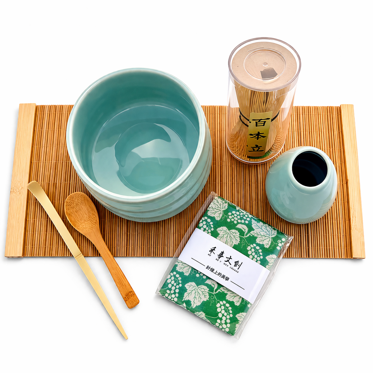 Japanese Tea Gift – Ceremonial Matcha Set (7 pcs)