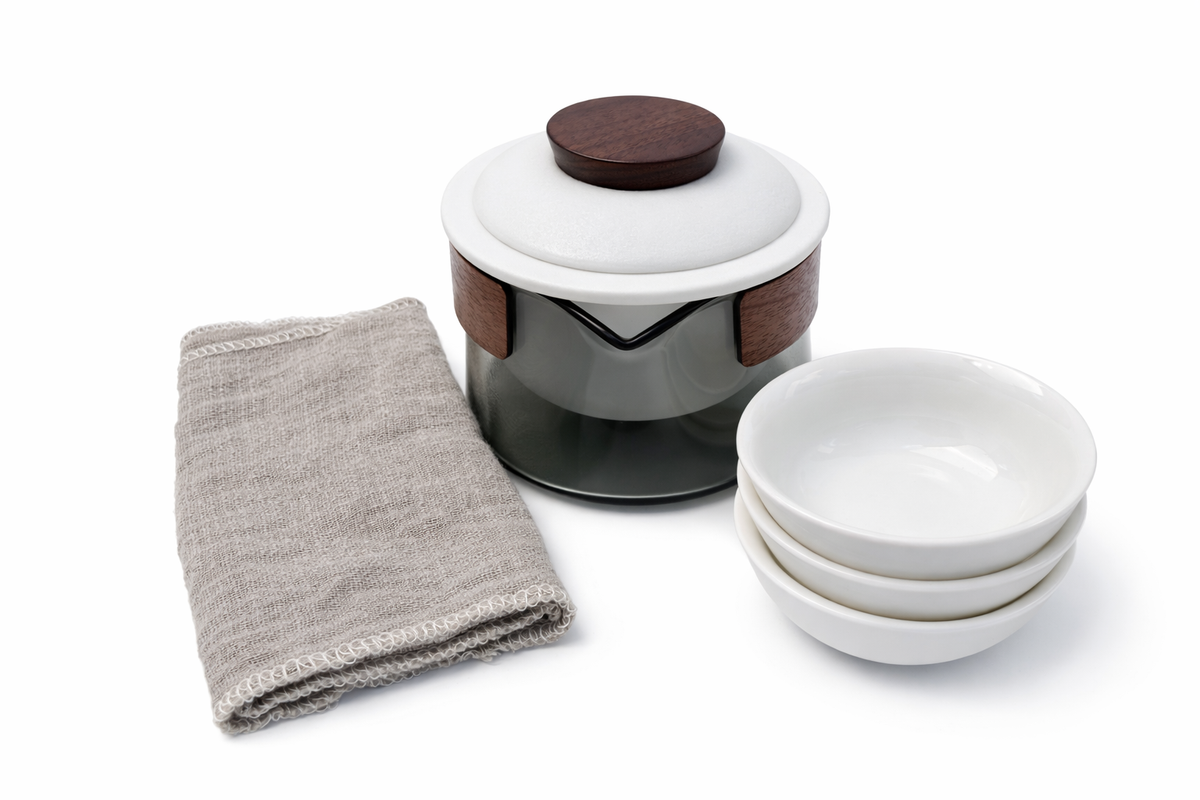Portable Ceramic Glass Teapot and Cup Luxury