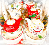 Christmas Teapot for One Gift Set