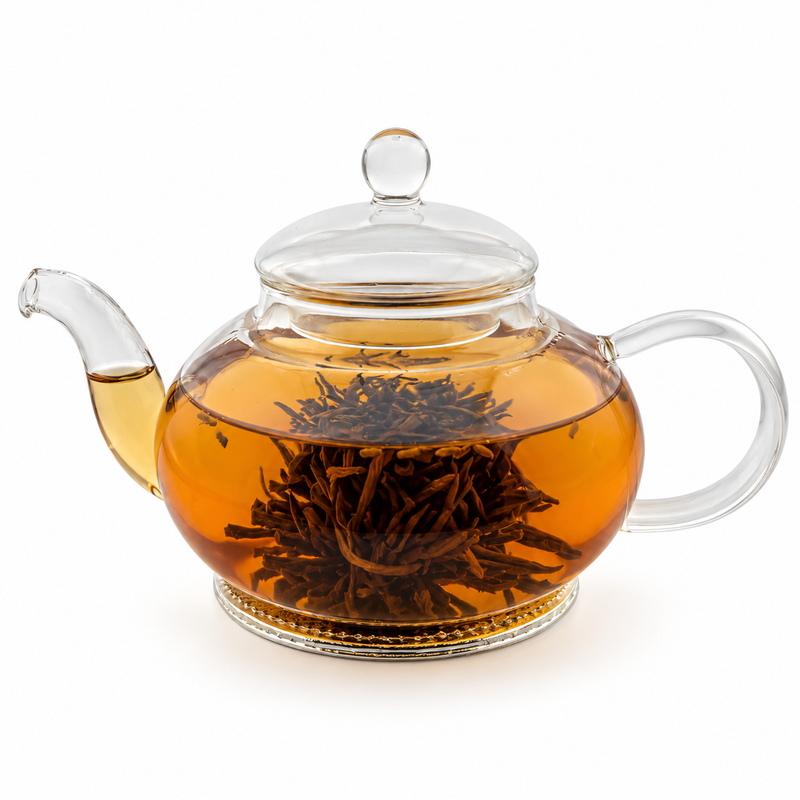 Camellia Rose Artisan Blooming Black Tea – 6 Hand-Tied Tea Balls