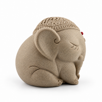 Elephant Purple Clay Tea Pet – Decorative Tea Companion