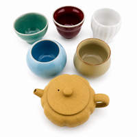 Five Famous Klin Ceramic Tea Set Chinese Style