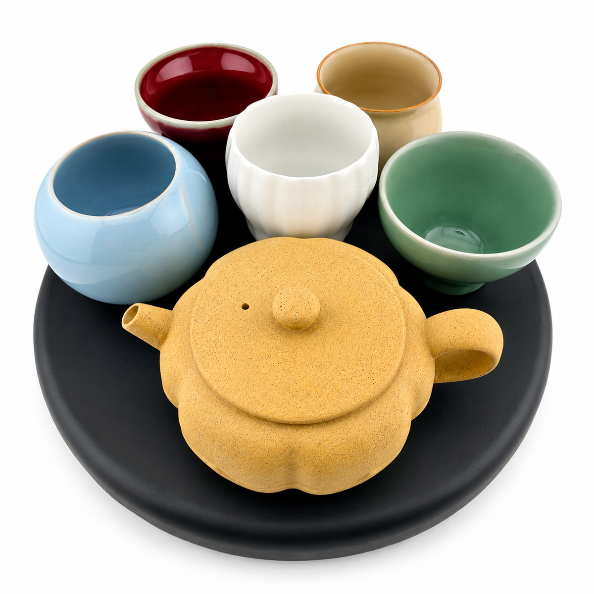 Five Famous Klin Ceramic Tea Set Chinese Style