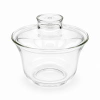 Clear Glass Gaiwan – Traditional Chinese Tea Brewing Vessel