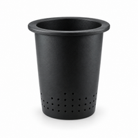 Modern Glass Tea Infuser Cup with Ceramic Filter & Wooden Handle – 400 ml