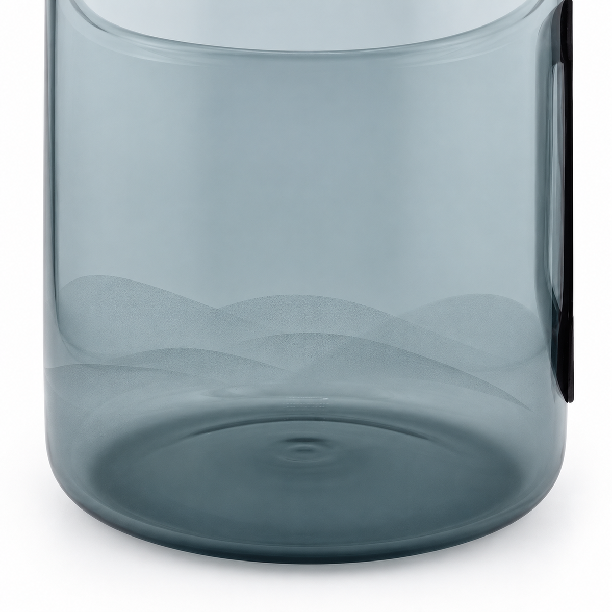 Modern Glass Tea Infuser Cup with Ceramic Filter & Wooden Handle – 400 ml