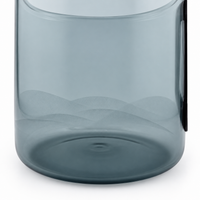 Modern Glass Tea Infuser Cup with Ceramic Filter & Wooden Handle – 400 ml
