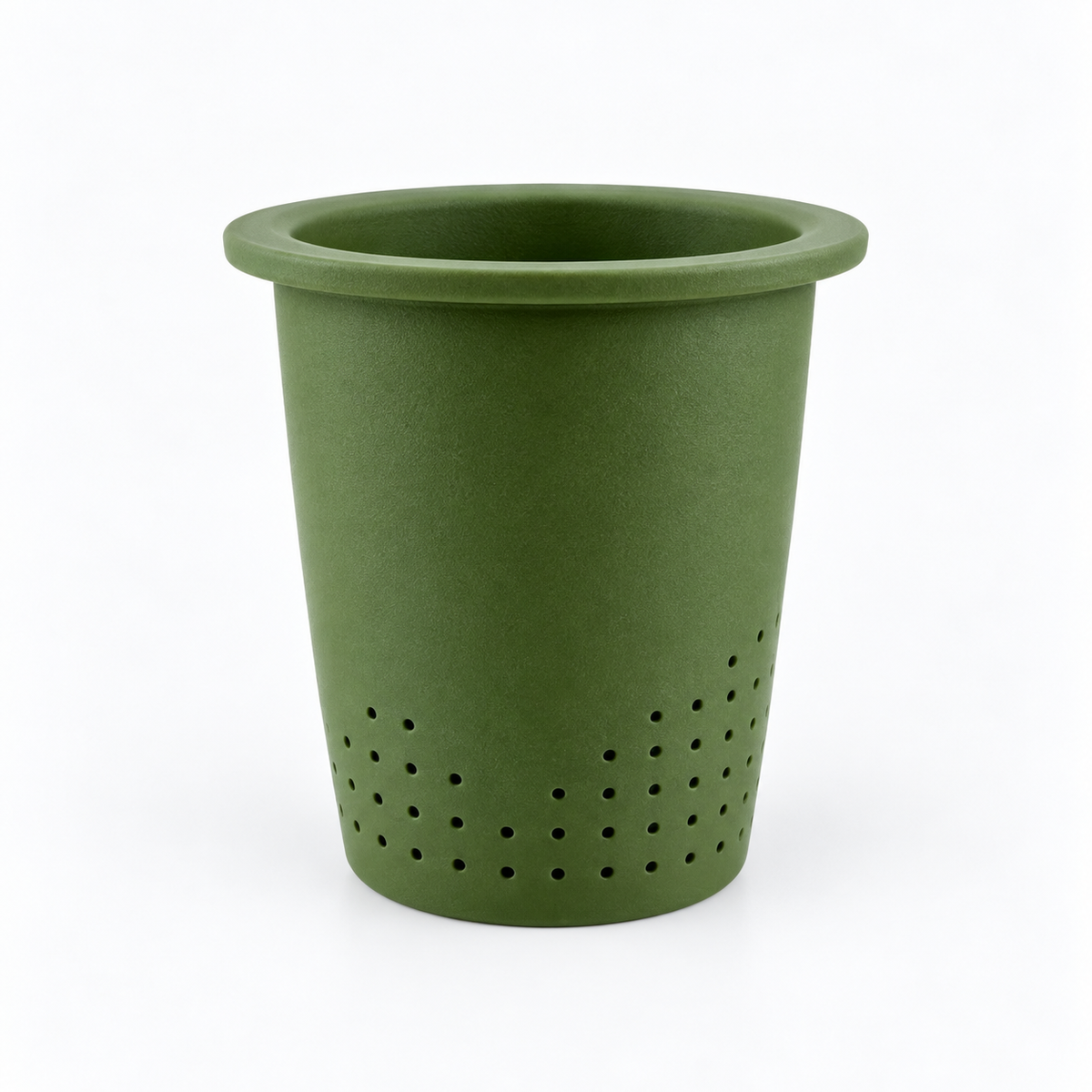 Modern Glass Tea Infuser Cup with Ceramic Filter & Wooden Handle – 400 ml