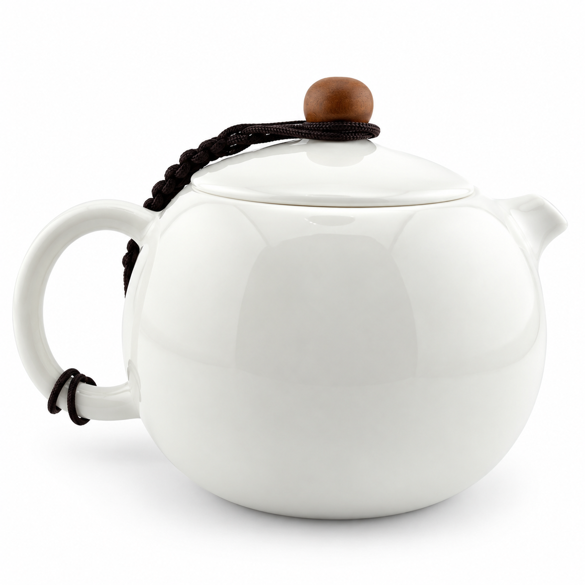 Grass Gray Hand-Painted Underglaze Porcelain Kung Fu Teapot Collection