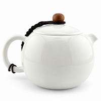 Grass Gray Hand-Painted Underglaze Porcelain Kung Fu Teapot Collection
