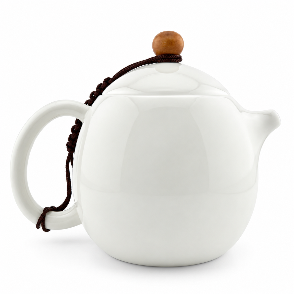 Grass Gray Hand-Painted Underglaze Porcelain Kung Fu Teapot Collection