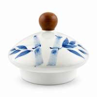 Grass Gray Hand-Painted Underglaze Porcelain Kung Fu Teapot Collection