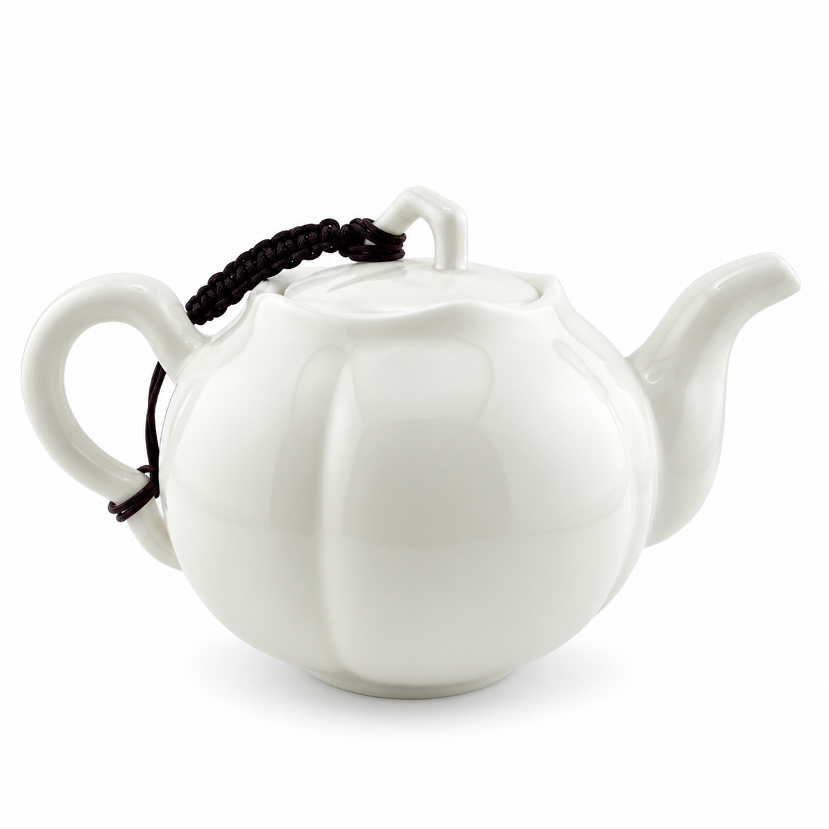 Grass Gray Hand-Painted Underglaze Porcelain Kung Fu Teapot Collection