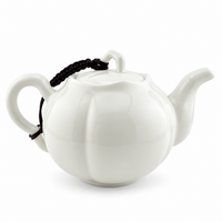 Grass Gray Hand-Painted Underglaze Porcelain Kung Fu Teapot Collection