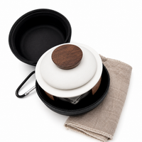 Portable Ceramic Glass Teapot and Cup Luxury