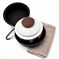 Portable Ceramic Glass Teapot and Cup Luxury
