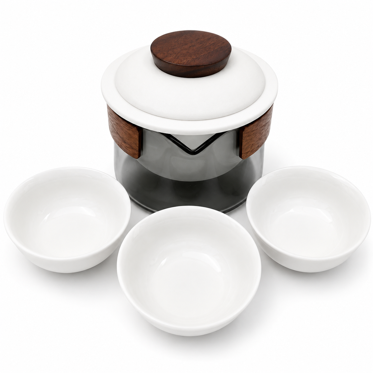 Portable Ceramic Glass Teapot and Cup Luxury