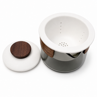 Portable Ceramic Glass Teapot and Cup Luxury