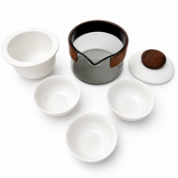 Portable Ceramic Glass Teapot and Cup Luxury