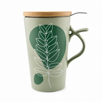 Teamug Herb Tea Cup “Medea” – Leaf Design