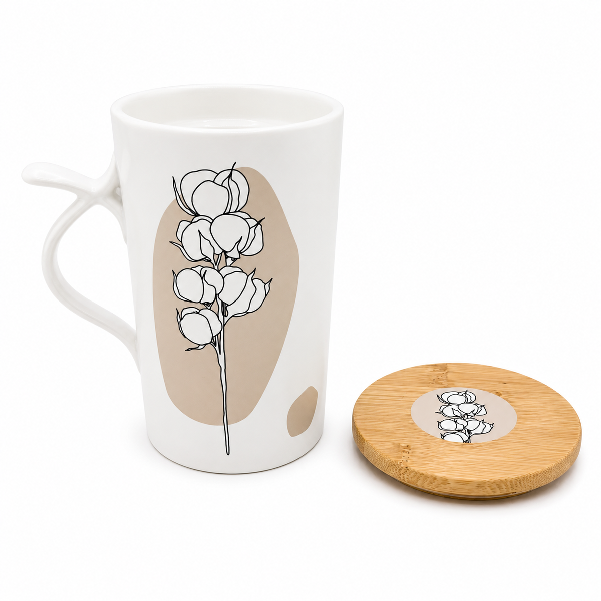 Teamug Herb Tea Cup “Medea” – Floral Design