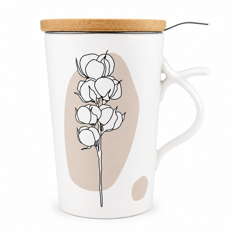 Teamug Herb Tea Cup “Medea” – Floral Design