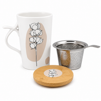 Teamug Herb Tea Cup “Medea” – Floral Design