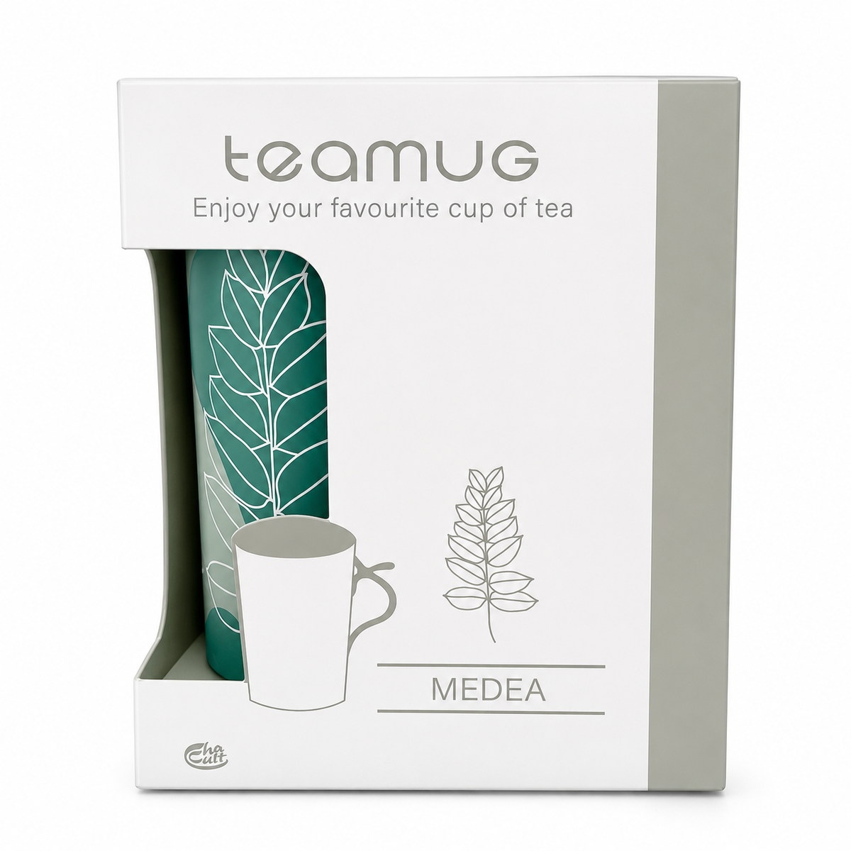 Teamug Herb Tea Cup “Medea” – Leaf Design