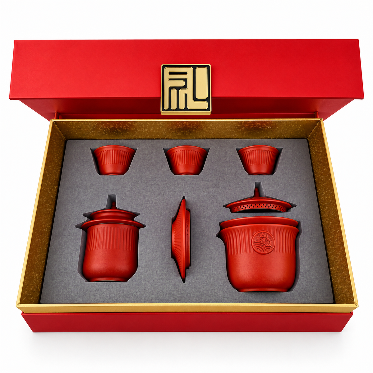 New Chinese Style Ceramic Gongfu Tea Set