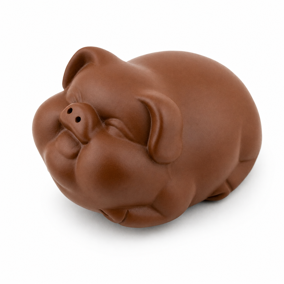 Lucky Pig Purple Clay Tea Pet – Chinese Gongfu Tea Tray Companion