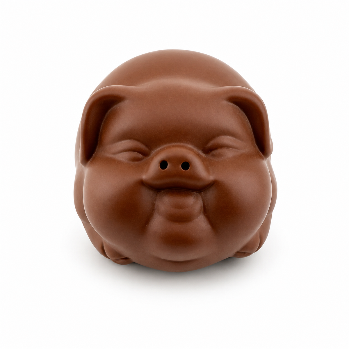 Lucky Pig Purple Clay Tea Pet – Chinese Gongfu Tea Tray Companion