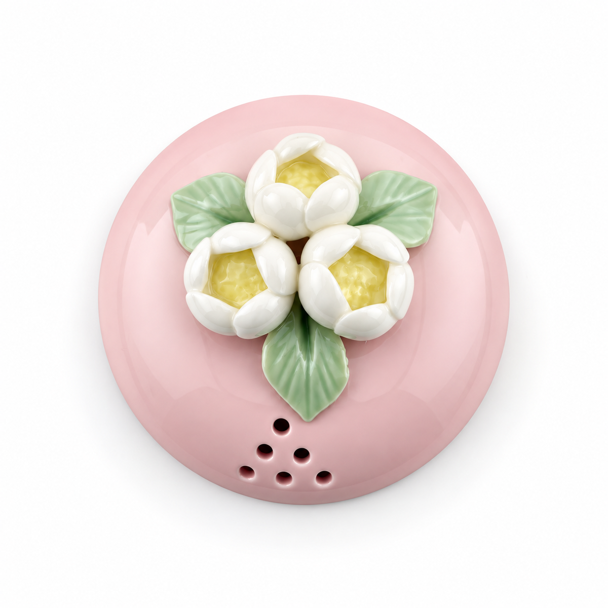 Sakura Pink Porcelain Travel Tea Set – Portable One-Pot Tea Set with 2 Cups & Carrying Case