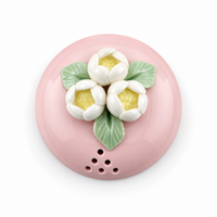 Sakura Pink Porcelain Travel Tea Set – Portable One-Pot Tea Set with 2 Cups & Carrying Case