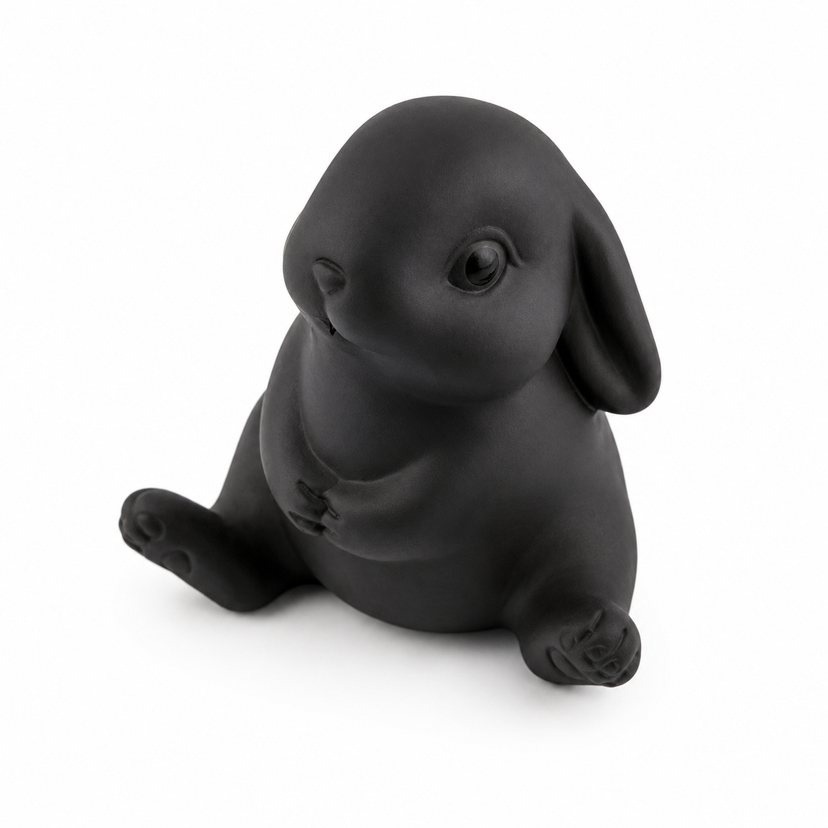 Rabbit Zisha Tea Pet – Handmade Purple Clay Tea Companion