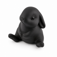 Rabbit Zisha Tea Pet – Handmade Purple Clay Tea Companion