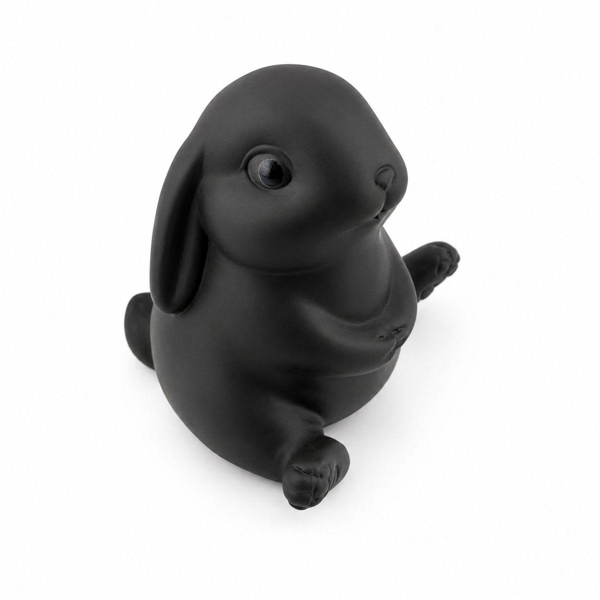 Rabbit Zisha Tea Pet – Handmade Purple Clay Tea Companion