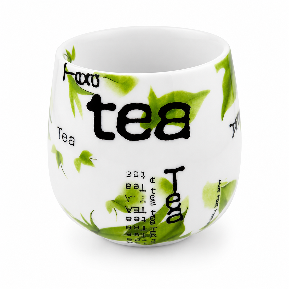 Könitz Cosy Mug “Tea Collage” – Porcelain Tea Mug, 420 ml