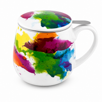 Könitz Cosy Mug “On Colour” with Stainless Steel Infuser & Lid – 420 ml