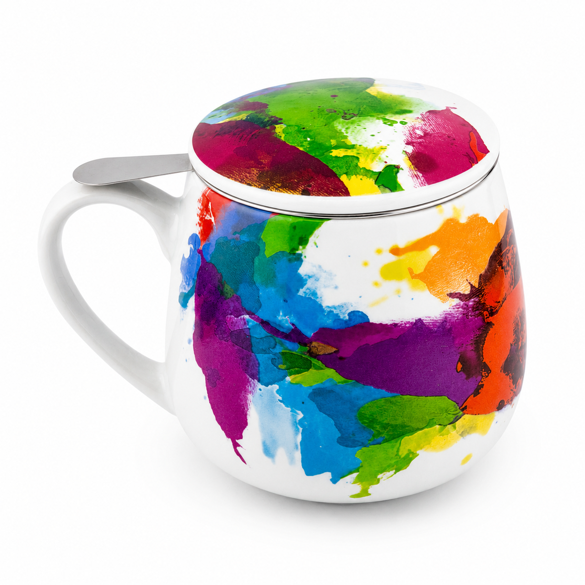 Könitz Cosy Mug “On Colour” with Stainless Steel Infuser & Lid – 420 ml