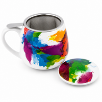 Könitz Cosy Mug “On Colour” with Stainless Steel Infuser & Lid – 420 ml