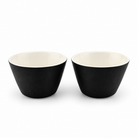 Imperial Palace Portable Travel Tea Set – Ceramic & Glass Kung Fu Tea Set with 2 Cups